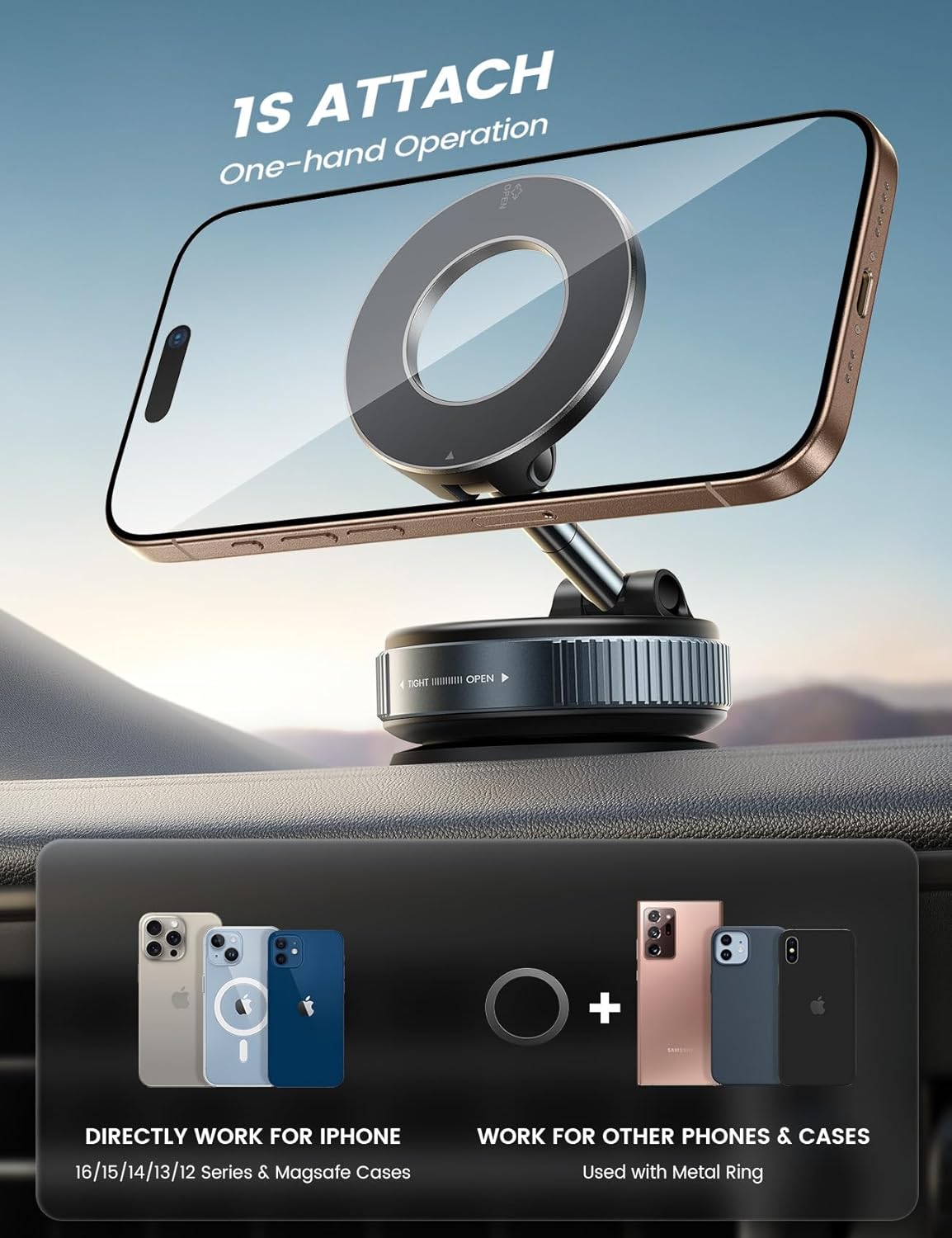 Lamicall Car Phone Mount