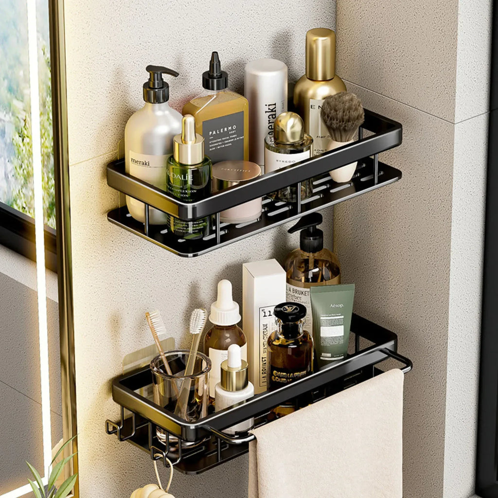 No-Drill Shower Shelf