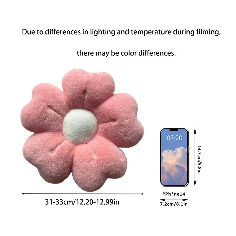 Fluffy Daisy Pillow Delight